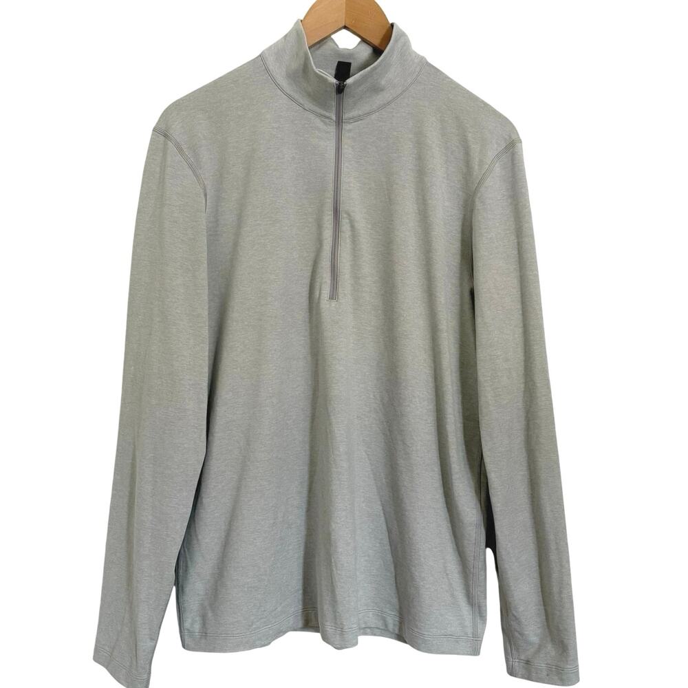 Lululemon Soft Jersey Half Zip Long Sleeve Shirt Men’s Size Medium Athletic